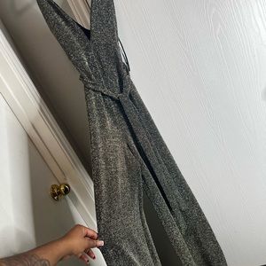 Gold glitter jumpsuit